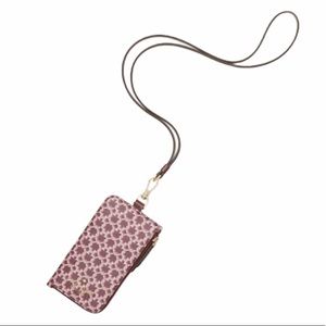🆕 kate spade ♠️ Spade Link Card Case Lanyard